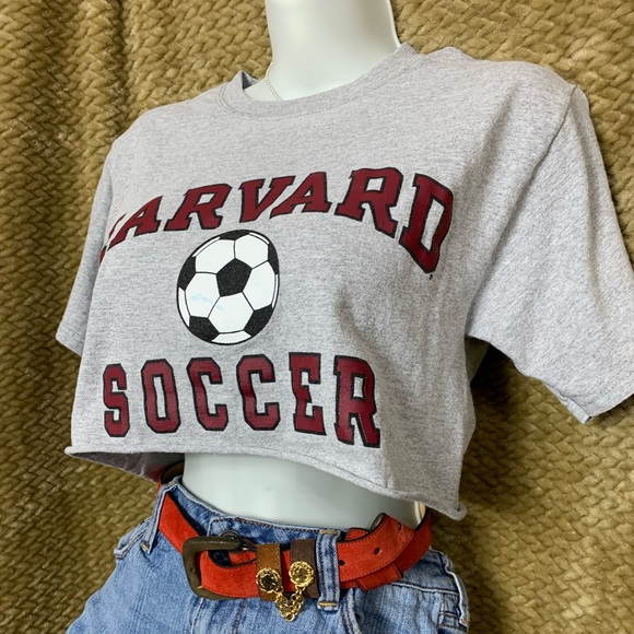 Champion Tops - Champion “Harvard Soccer” cropped tee